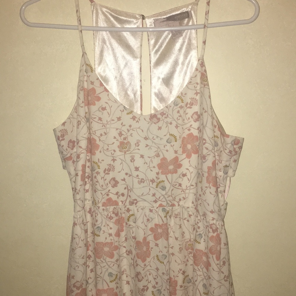 Cream Floral Maxidress